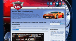 Desktop Screenshot of cardetailingblog.com